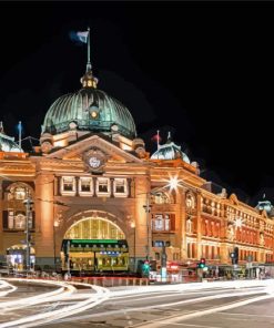 Flinders Street Railway Station Diamond Paintings