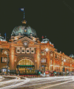 Flinders Street Railway Station Diamond Paintings