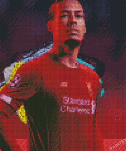 Footballer Virgil Van Dijk Diamond Painting