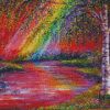 Forest Colorful River Diamond Painting