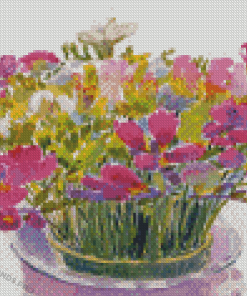 Freesia Flowers Diamond Painting