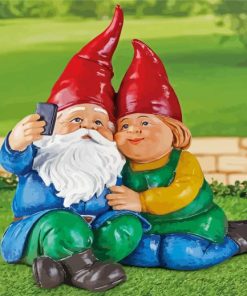 Garden Gnomes Couple Diamond Paintings