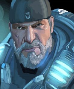 Gears Of War Marcus Fenix Character Diamond Painting