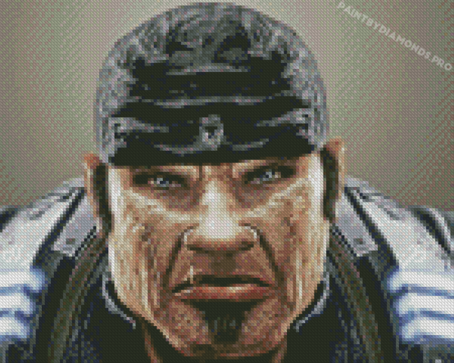 Gears Of War Marcus Fenix Diamond Painting