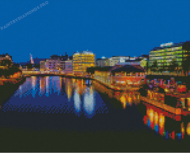 Geneva City Night Diamond Painting