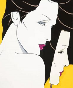 Girl With Mask by Patrick Nagel Diamond Paintings