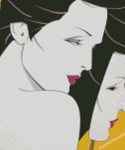 Girl With Mask by Patrick Nagel Diamond Paintings