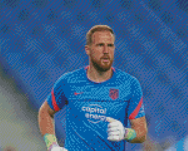 Goalkeeper Jan Oblak Diamond Painting