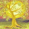 Golden Tree Art Diamond Painting