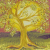 Golden Tree Art Diamond Painting