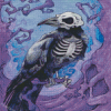 Gothic Raven Skull Diamond Painting