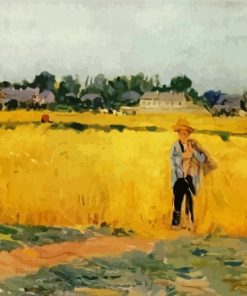 Grain Field By Berthe Morisot Diamond Painting