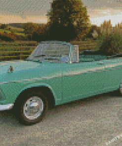 Green Hillman Super Minx With Sunset View Diamond Painting