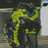 Green Black Yamaha Tmax Diamond Painting