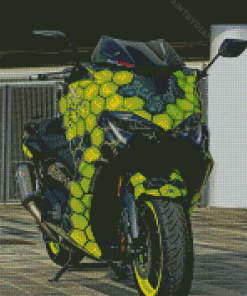 Green Black Yamaha Tmax Diamond Painting