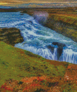 Gullfoss Falls Diamond Painting