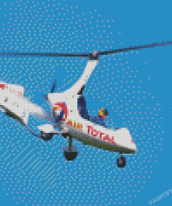 Gyrocopter Plane Diamond Painting