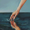 Hand In Water Reflection Diamond Painting