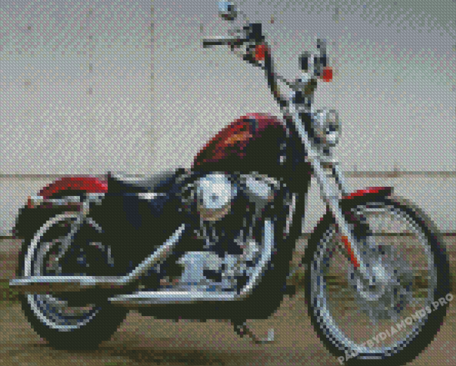 Harley 72 Motorcycle Diamond Painting