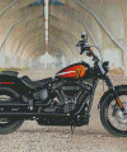 Harley Davidson Fat Boy Bike Diamond Painting