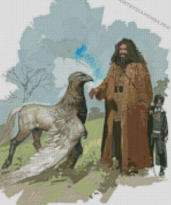 Harry Potter Hagrid And Buckbeak Diamond Painting