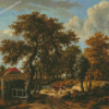 Hobbema The Travelers Diamond Painting