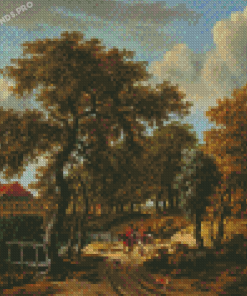 Hobbema The Travelers Diamond Painting