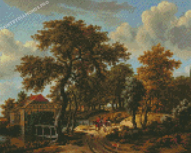 Hobbema The Travelers Diamond Painting