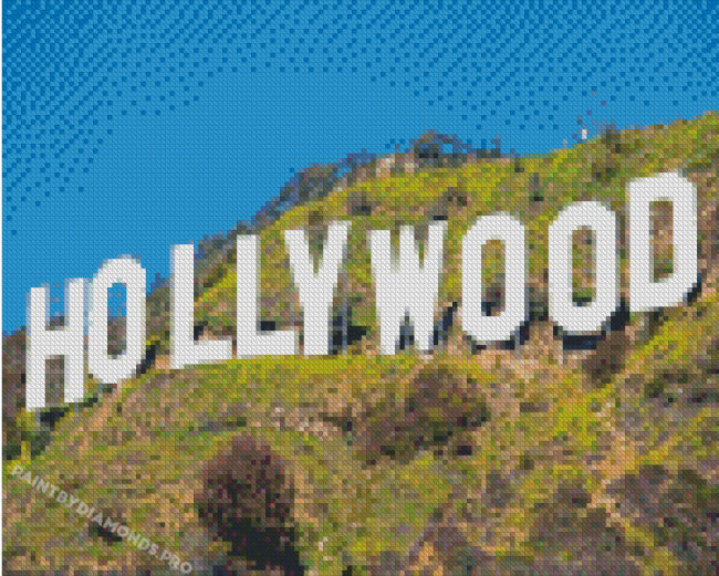 Hollywood Sign Los Angeles Diamond Paintings