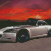 Honda S2000 At Sunset Diamond Painting