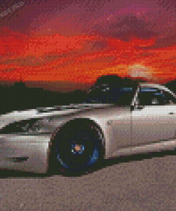 Honda S2000 At Sunset Diamond Painting