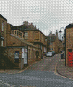 Honley Streets England Diamond Painting