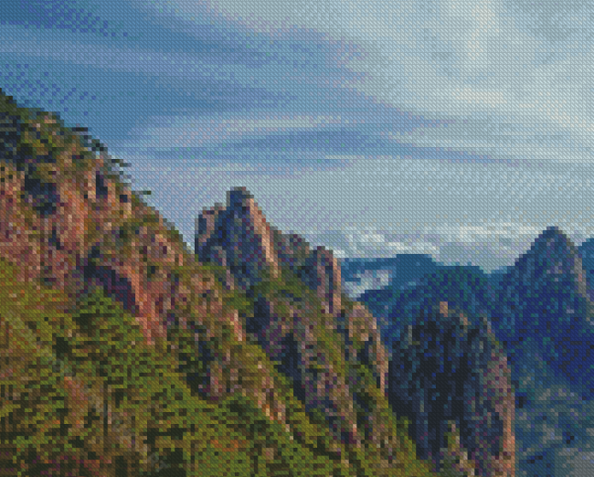 Huangshan Yellow Mountain China Diamond Painting