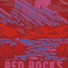 Illustration Colorado Red Rocks Diamond Painting