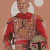 Illustration Sheriff Mandalorian Diamond Painting