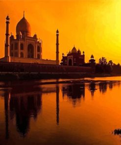 India Sunset Diamond Painting