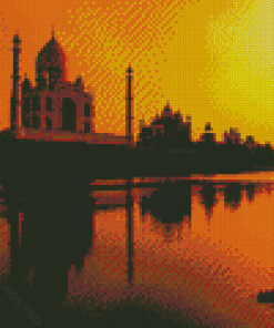 India Sunset Diamond Painting