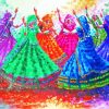 Indian Dancing Girls Diamond Painting