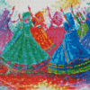 Indian Dancing Girls Diamond Painting