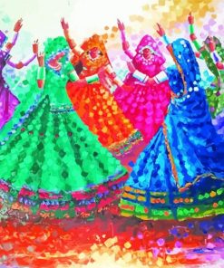 Indian Dancing Girls Diamond Painting