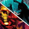 Ironman And Batman Cartoon art Diamond Paintings