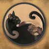 Japanee Yin And Yang Cats Diamond Painting