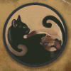 Japanee Yin And Yang Cats Diamond Painting