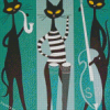 Jazz Cats Diamond Painting