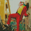 Joker Dancing On Stairs Diamond Painting