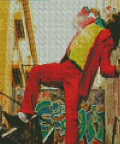 Joker Dancing On Stairs Diamond Painting