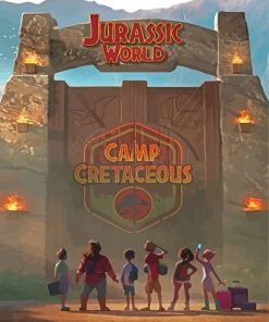 Jurassic World Camp Cretaceous Adventure Serie Diamond Painting