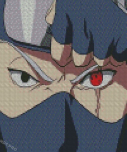 Kakashi Red Eye Diamond Painting