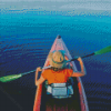 Kayak On A Lake Diamond Painting