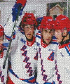 Kitchener Rangers Hockey Players Diamond Painting